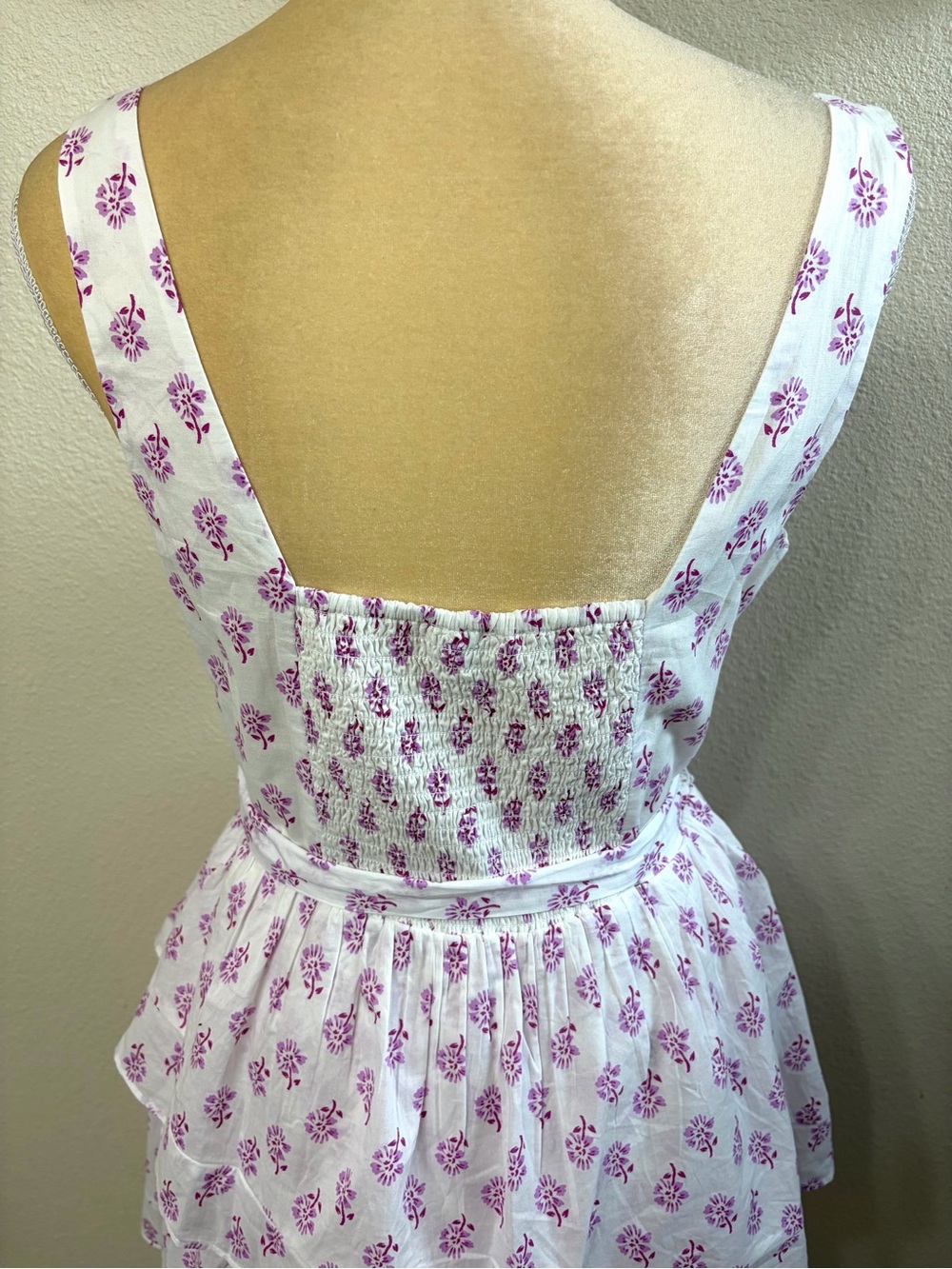 J. Crew Factory Sleeveless Tiered Midi Dress 8 - Picture 6 of 11